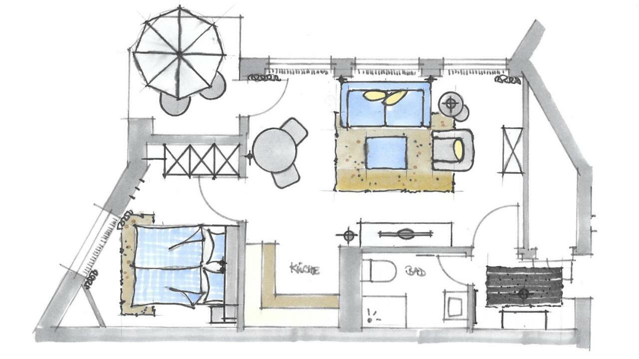 Ostseeblick Apartment กลึคส์บวร์ก ภายนอก รูปภาพ
